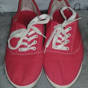 Coral Pink Sneakers
